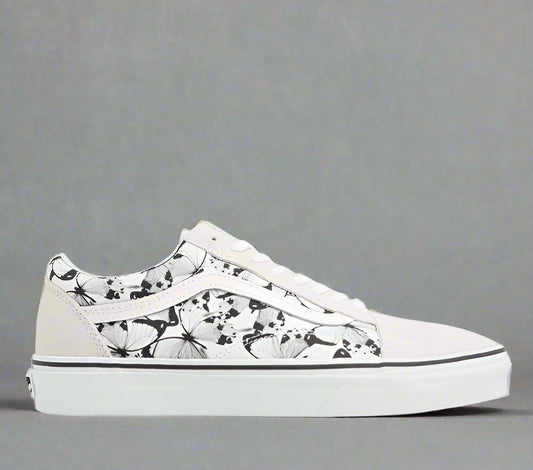 VANS | OLD SKOOL (BUTTERFLY) TRUE WHITE | BLACK